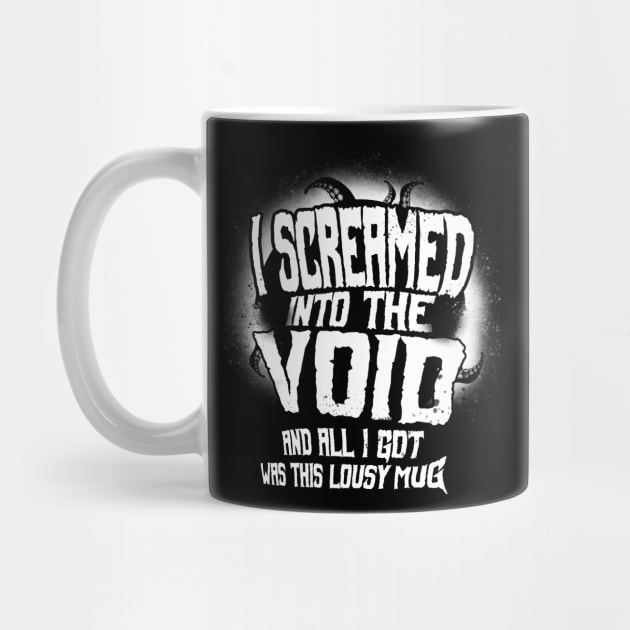 Void screamer mug version by Spazzy Newton